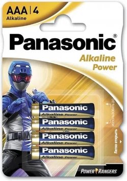 Батарейки Panasonic Alkaline Power щелочные AAA блистер, 4 шт 39920042 фото