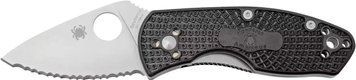 Нож Spyderco Ambitious Serrated Black Черный Серрейтор C148SBK 871620 фото