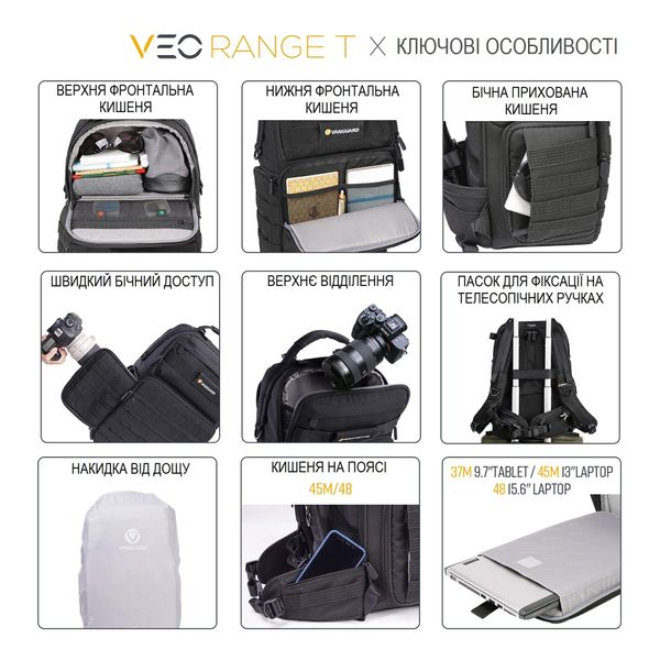 Рюкзак Vanguard VEO Range T 45M Beige (VEO Range T 45M BG) DAS301771 фото