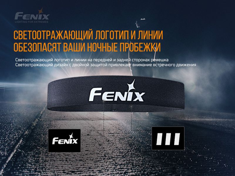 Пов'язка на голову Fenix AFH-10 чорна 64672 фото