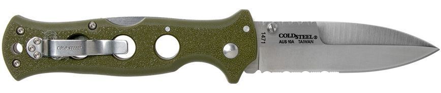 Нож Cold Steel Counter Point I Gunsite Зелёный CS-10ABV1 12601488 фото