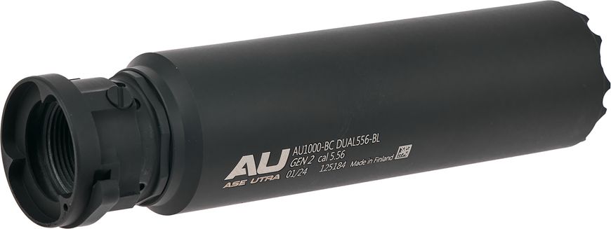 Саундмодератор Ase Utra DUAL556-BL Gen 2 Black, калибр 223 Rem; Резьба - BoreLock AU1000-BC 36740427 фото