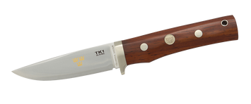 Нож Fallkniven TK1 Tre Kronor 3G, cocobolo, кожаные ножны TK1L 4007155 фото