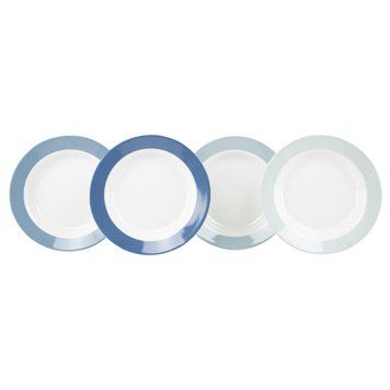 Набір тарілок Gimex Deep Plate Colour 4 Pieces 4 Person Sky (6910101) DAS302008 фото