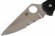 Ніж Spyderco Delica 4 Напівсеррейтор C11PSBK 870250 фото 4
