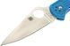 Ніж Spyderco Delica 4 Flat Ground Blue VG-10 FRN C11FPBL 871572 фото 6