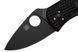 Нож Spyderco Ambitious Lightweight Black Blade FRN C148PBBK 871735 фото 3