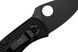 Нож Spyderco Ambitious Lightweight Black Blade FRN C148PBBK 871735 фото 5