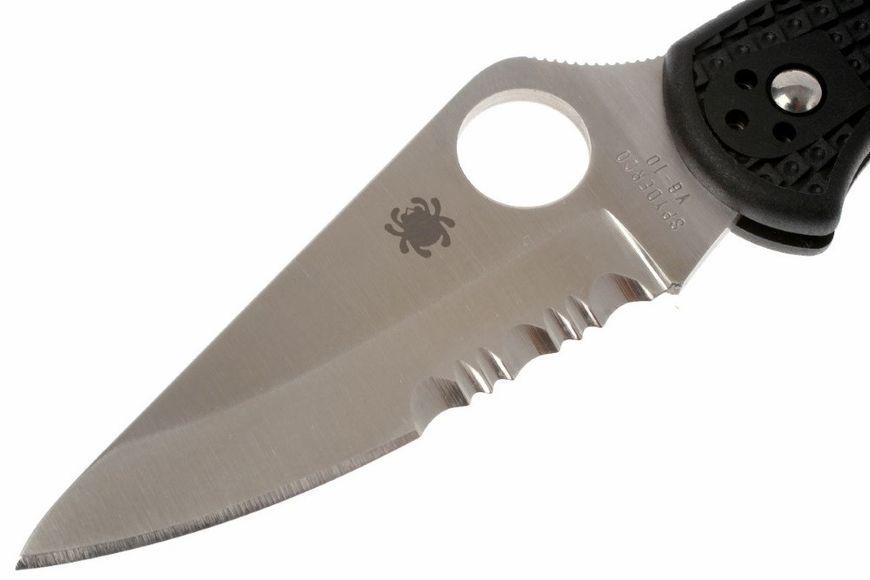 Ніж Spyderco Delica 4 Напівсеррейтор C11PSBK 870250 фото
