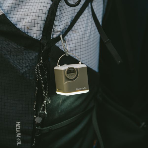 Багатофункціональний повітряний насос-ліхтар Naturehike CNK2550ZM012, Зелений 6977465867889 100004554 фото
