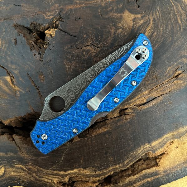 Нож Spyderco Stretch 2 XL Blue Nishikin C258GFBLP 871640 фото