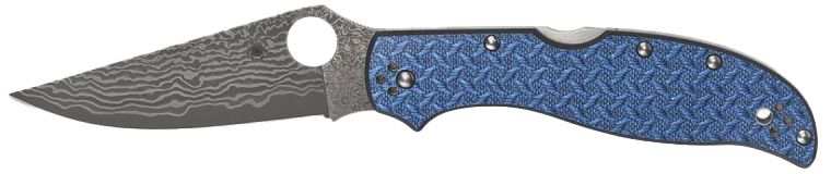 Ніж Spyderco Stretch 2 XL Blue Nishikin C258GFBLP 871640 фото