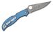 Ніж Spyderco Stretch 2 XL Blue Nishikin C258GFBLP 871640 фото 9