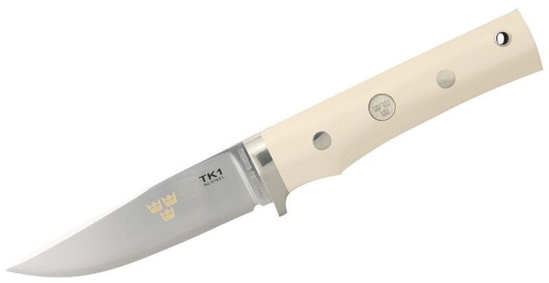 Нож Fallkniven Тк1 Tre Kronor 3G, слоновая кость, кожаные ножны TK1imL 4007156 фото