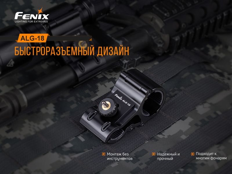 Кріплення на зброю для ліхтарів Fenix ALG-18 79147 фото