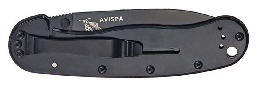 Нож Esee Knives Avispa Black Blade D2 Carbon Fiber Black BRK1302CFB 14810033 фото