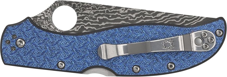 Ніж Spyderco Stretch 2 XL Blue Nishikin C258GFBLP 871640 фото