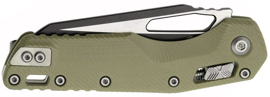 Ніж Microtech MSI Black Blade Fluted G-10 OD Green 210-1FLGTOD 14090881 фото