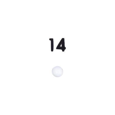 Мушка MEGAline 180/14 D.2,6. Цвет - белый 14250142 фото