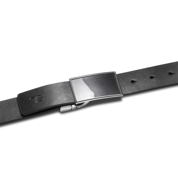 Ремень мужской кожаный Semi Line Black/Blue (P8234-0 S) DAS303136 фото