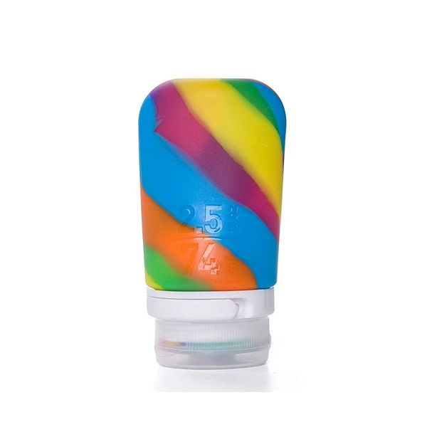 Силіконова пляшечка Humangear GoToob + Medium Rainbow 022.0021 фото