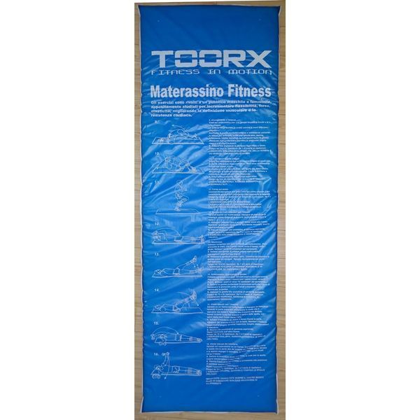 Килимок спортивний Toorx Padded Exercise 181 х 60 х 2,5 см з антиковзною поверхнею Blu/Rosso (MAT-GE) 931149 фото