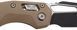 Ніж Microtech MSI Black Blade Fluted G-10 Tan 210-1FLGTBK 14090882 фото 5