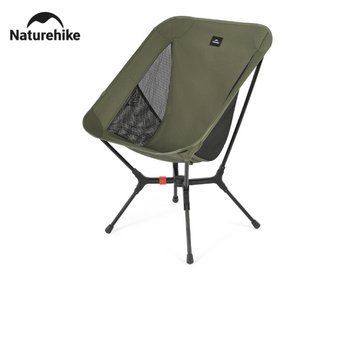 Стул складной ультралегкий Naturehike CNK2550JJ013 Yamami YL01, размер М, алюминий, оливковый 6927595774670 100004590 фото