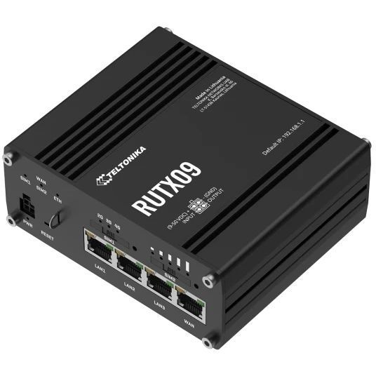 Teltonika RUTX09 IoT з 4G LTE, Wi-Fi Промисловий стільниковий маршрутизатор 99-10026558 фото