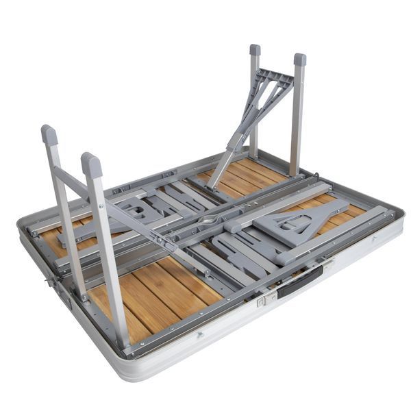 Стіл Bo-Camp Bamboo Brown/Silver (1404800) DAS301454 фото