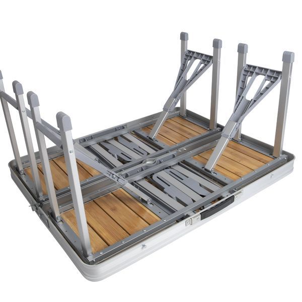 Стіл Bo-Camp Bamboo Brown/Silver (1404800) DAS301454 фото