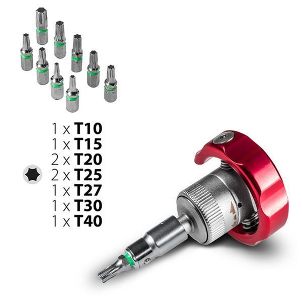 Отвертка с набором бит Trotec 40 pieces Bit and Socket Wrench Set (6200001005) DAS302815 фото