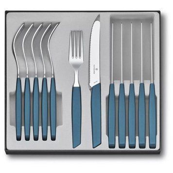 Набір столових приладів Victorinox Swiss Modern Table Set 12 предметів Синій (6.9096.11W2.12) V77551987 фото