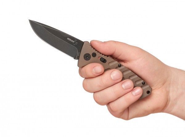 Нож Boker Plus Strike Auto Coyote 01BO424 23730770 фото