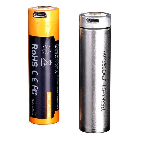 Акумулятор 18650 Fenix (3500 mAh) micro usb зарядка 41303 фото