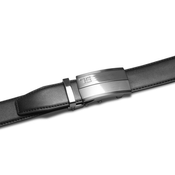 Ремень мужской кожаный Semi Line Black (P8235-0 L) DAS303138 фото