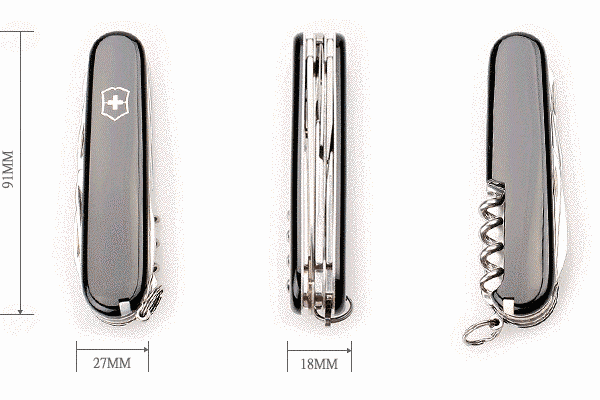 Швейцарский нож Victorinox Climber (1.3703.3) Черный 4001654 фото