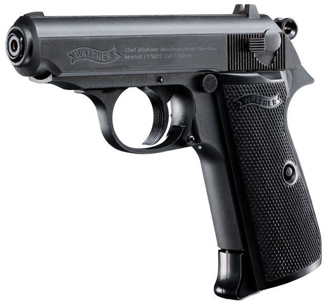 Пистолет пневматический Umarex Walther PPK/S Blowback калибр 4,5 мм ВВ 39860200 фото
