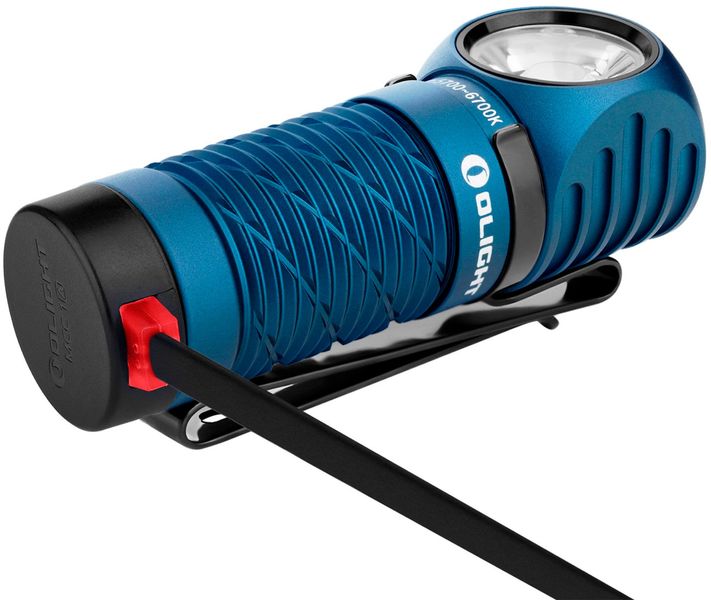 Ліхтар Olight Perun 2 Mini Midnight Blue + Налобне кріплення (1100 Lm) 23704384 фото