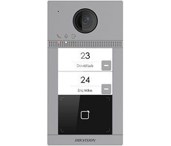 DS-KV8213-WME1(B) 2 Мп IP виклична панель на 2 абонента c ІЧ підсвічуванням і Wi-Fi 99-00004406 фото