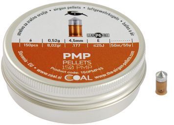 Пули пневматические Coal PMP калибр 4,5 мм 0,52 г 150 шт/уп 39840035 фото