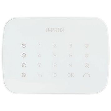 U-Prox Keypad G4 White Бездротова сенсорна клавіатура для чотирьох груп 99-00013566 фото