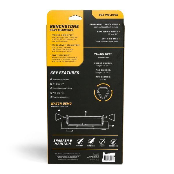 Work Sharp Точило механічне Benchstone Sharpener WSBCHBSS-I WSBCHBSS-I 73507 фото