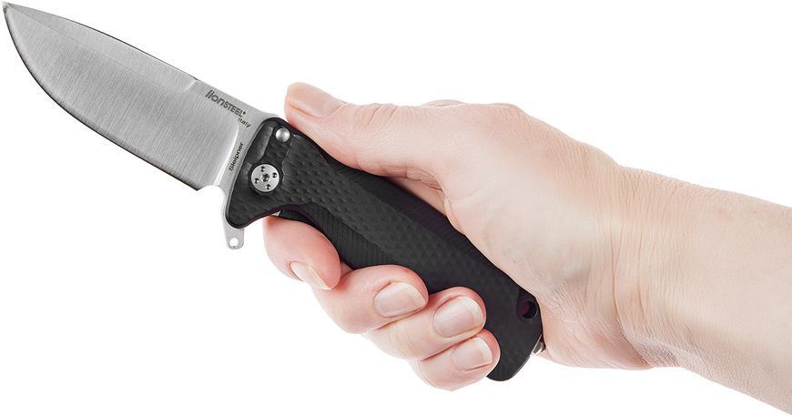 Нож Lionsteel SR22 Aluminium Black SR22A BS 392105 фото