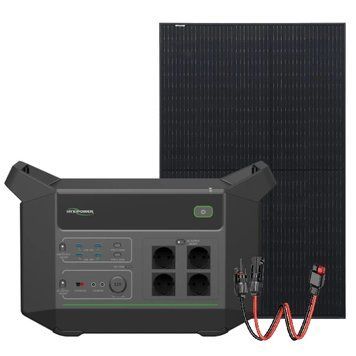 HYXiPower HYX-EA2500 + Risen Solar RSM40-8-400MB Full Black Система автономного живлення однофазна 99-10025925 фото