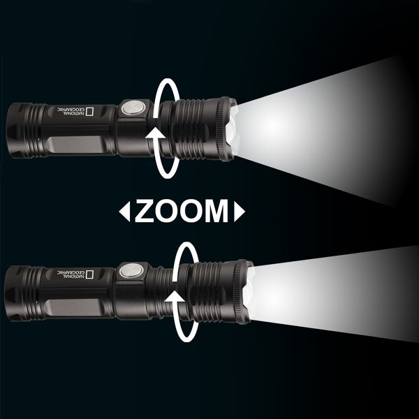 Ліхтар National Geographic Iluminos Led Zoom Flashlight 1000 lm (9082400) 930143 фото