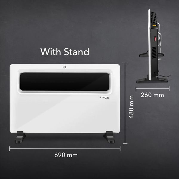 Конвектор Trotec TCH 1510 E 1500W White (1410000529) DAS302843 фото