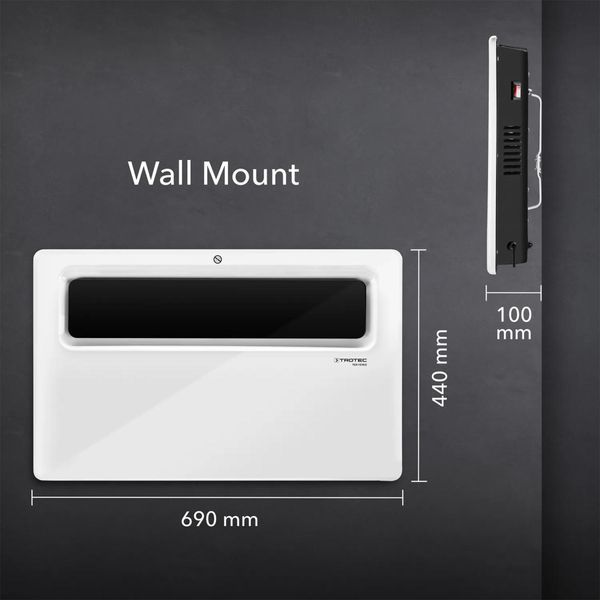 Конвектор Trotec TCH 1510 E 1500W White (1410000529) DAS302843 фото