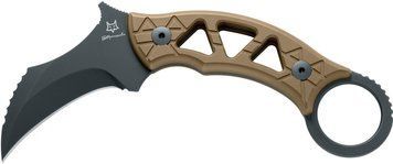 Ніж Fox Tribal K Black Blade Titanium Bronze FX-803 TiPVD 17530726 фото