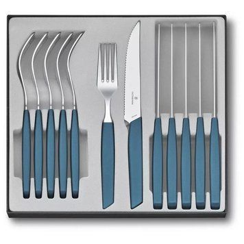 Набір столових приладів Victorinox Swiss Modern Table Set 12 предметів Синій (6.9096.12W2.12) V77551988 фото